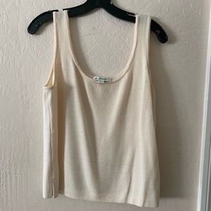 St. John Evening Marie Gray Tank Top Size L